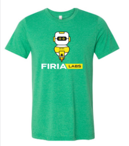 Green short sleeve t-shirt (Front & Back)